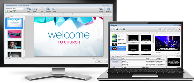 how to set default background in the bible easyworship 6